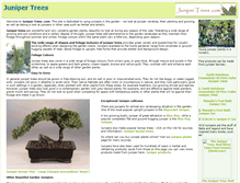 Tablet Screenshot of junipertrees.com